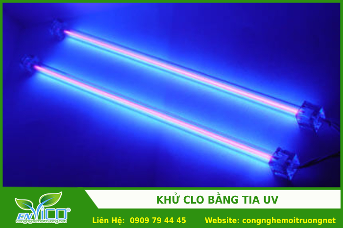Khu Cl bằng tia UV