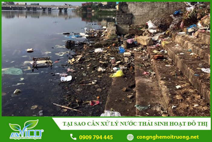 tại sao cần xử lý nước thải sinh hoạt đô thị