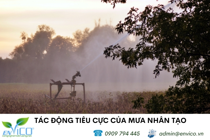 Mưa nhân tạo là quá trình tạo mưa có sự tác đông từ con người
