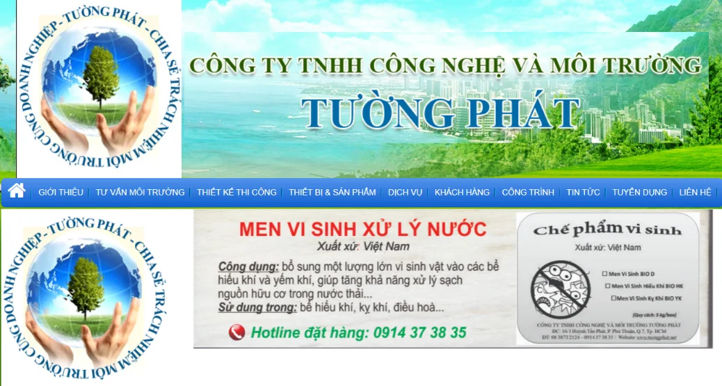 công ty Tường Phát thiết kế thi công hệ thống xử lý nước thải TPHCM