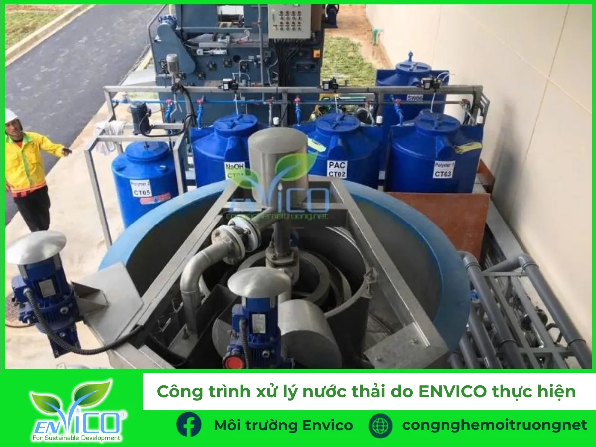 công ty tư vấn môi trường ENVICO thi công hệ thống xử lý nước thải