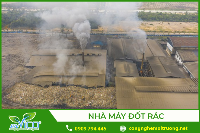 Khí furan sinh ra từ các nhà máy đốt rác