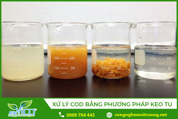 Xử lý COD trong nước thải bằng phương pháp keo tụ