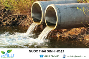Nước thải sinh hoạt xả thẳng ra môi trường