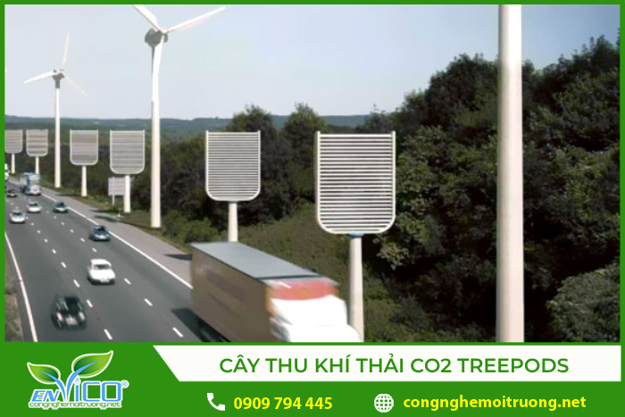 Cây thu khí thải CO2 Treepods