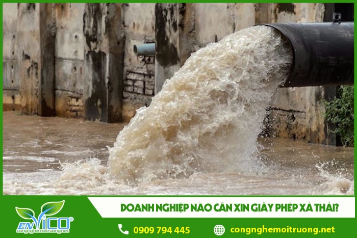 doanh nghiep nao can xin giay phep xa thai