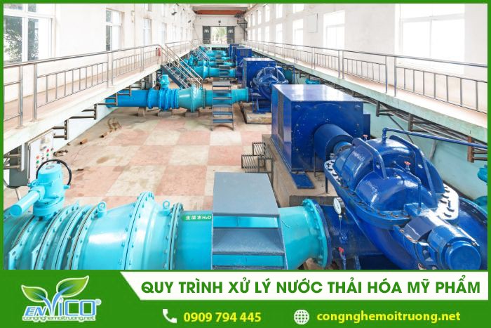 quy trinh xu ly nuoc thai hoa my pham 1