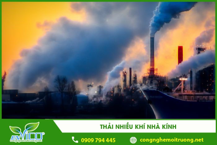 thải nhiều khí nhà kính