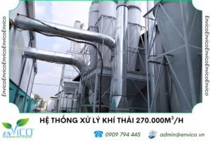 Hệ thống xử lý bụi gỗ 27000m3h envico ed ttf