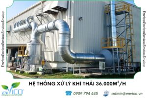 he thong xu ly khi thai 3600 m3h dai dien