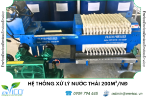 Hệ thống xử lý nước thải 200m3 ngày đêm GO