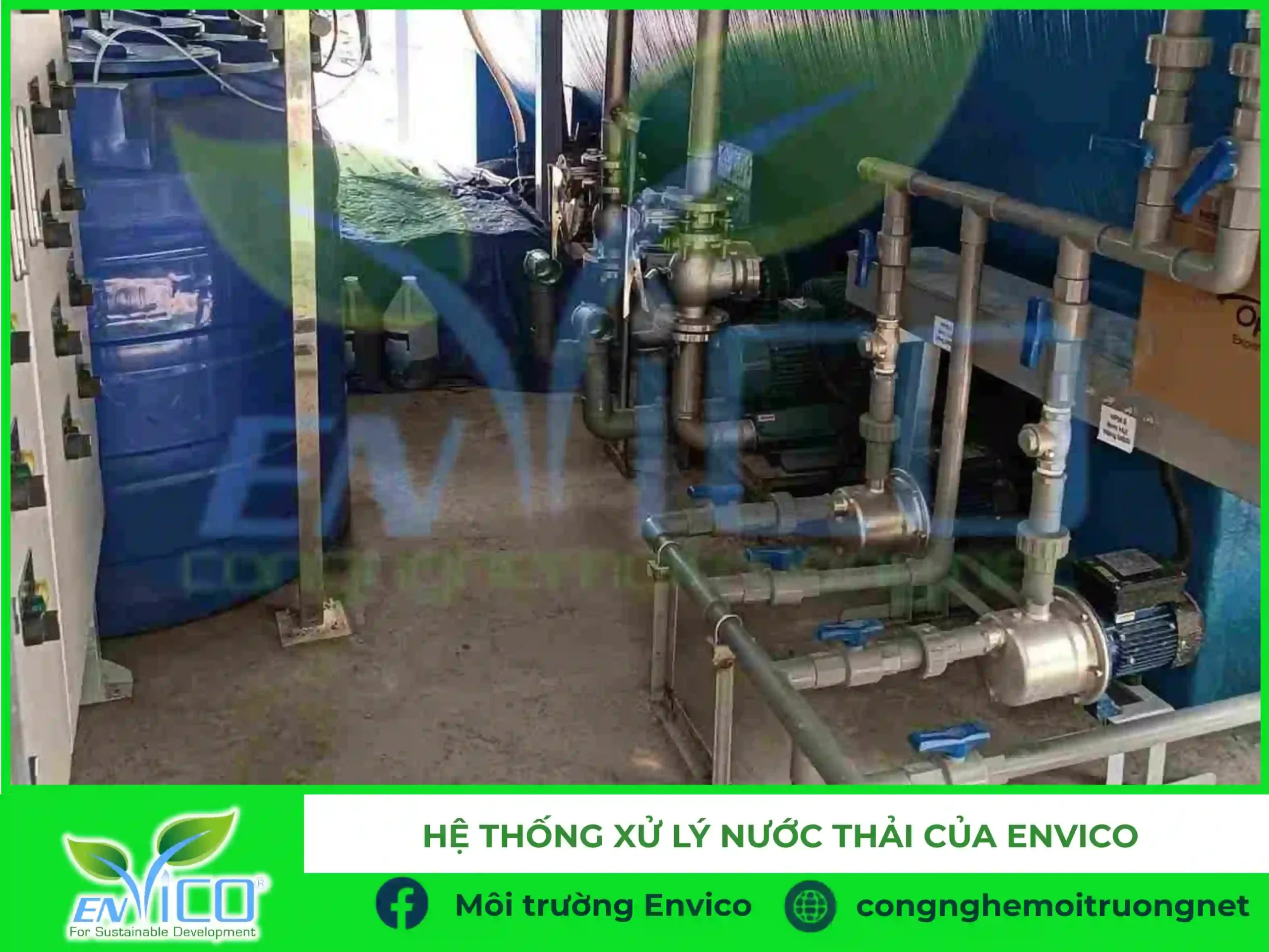 Hệ thống xử lý nước thải của ENVICO