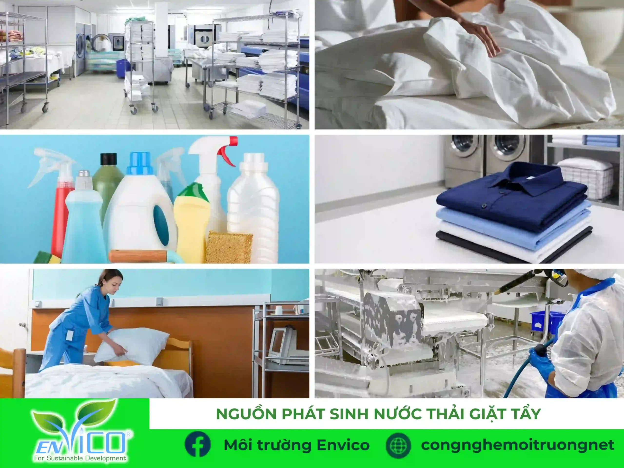 nguồn phát sinh chất thải giặt tẩy 