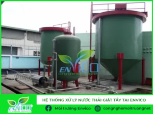 Hệ thống xử lý nước thải tẩy rửa do Envico thi công