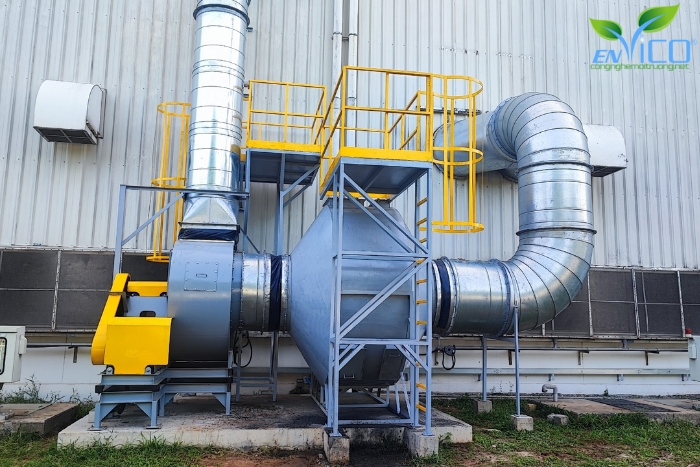 Có nhiều công nghệ xử lý khí thải - chọn công nghệ tối ưu (Hình chụp thực tế công trình)