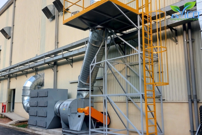 Công ty xử lý khí thải uy tín tại Tây Ninh (Hình chụp thực tế công trình)