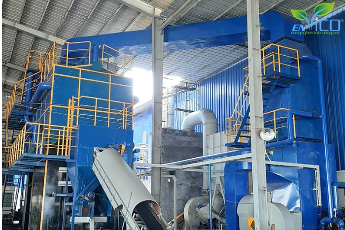 Khí thải từ lò hơi đốt biomass cần xử lý trước khi thải ra môi trường