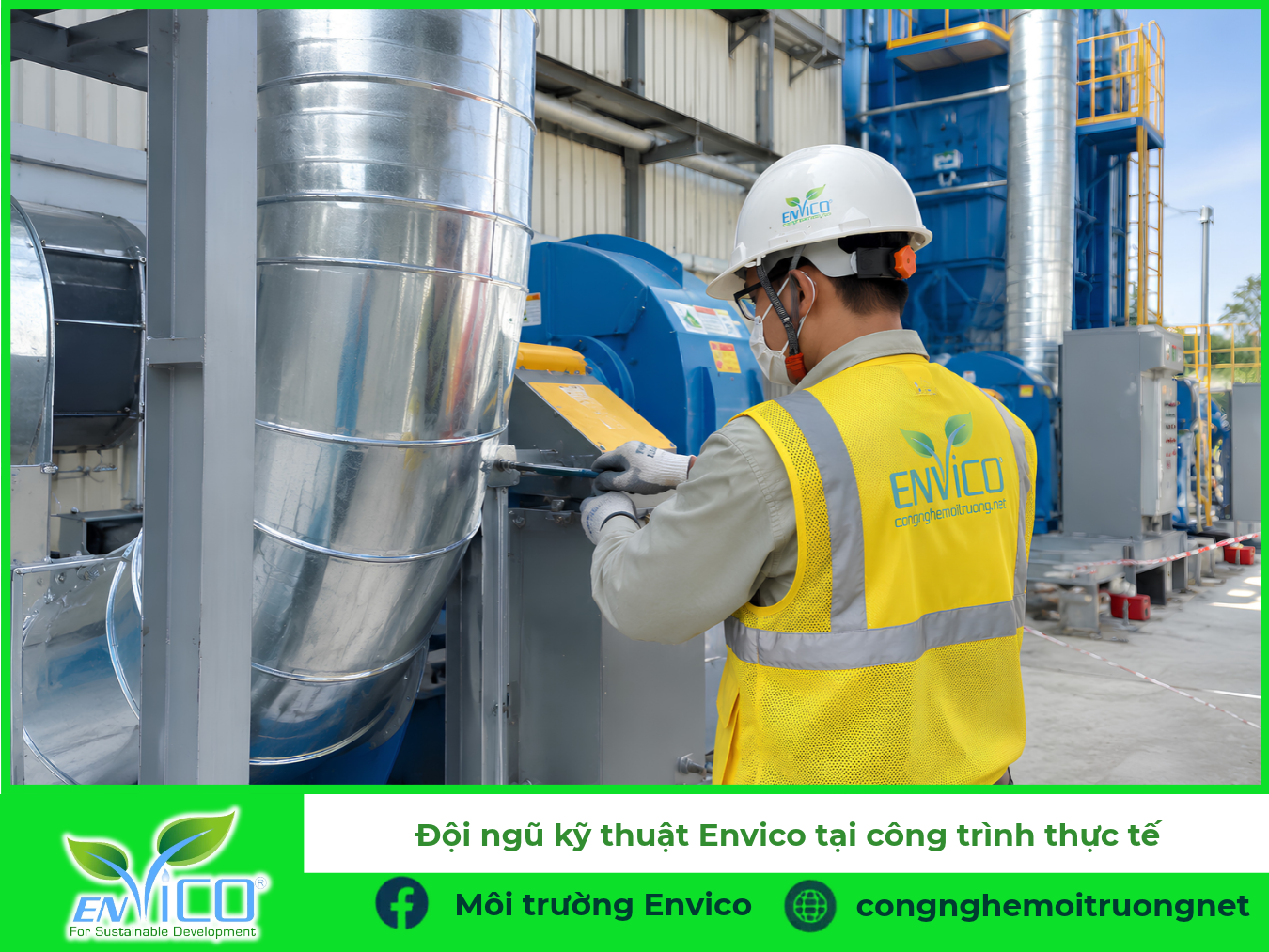 Đội ngũ kỹ thuật công ty môi trường Envico