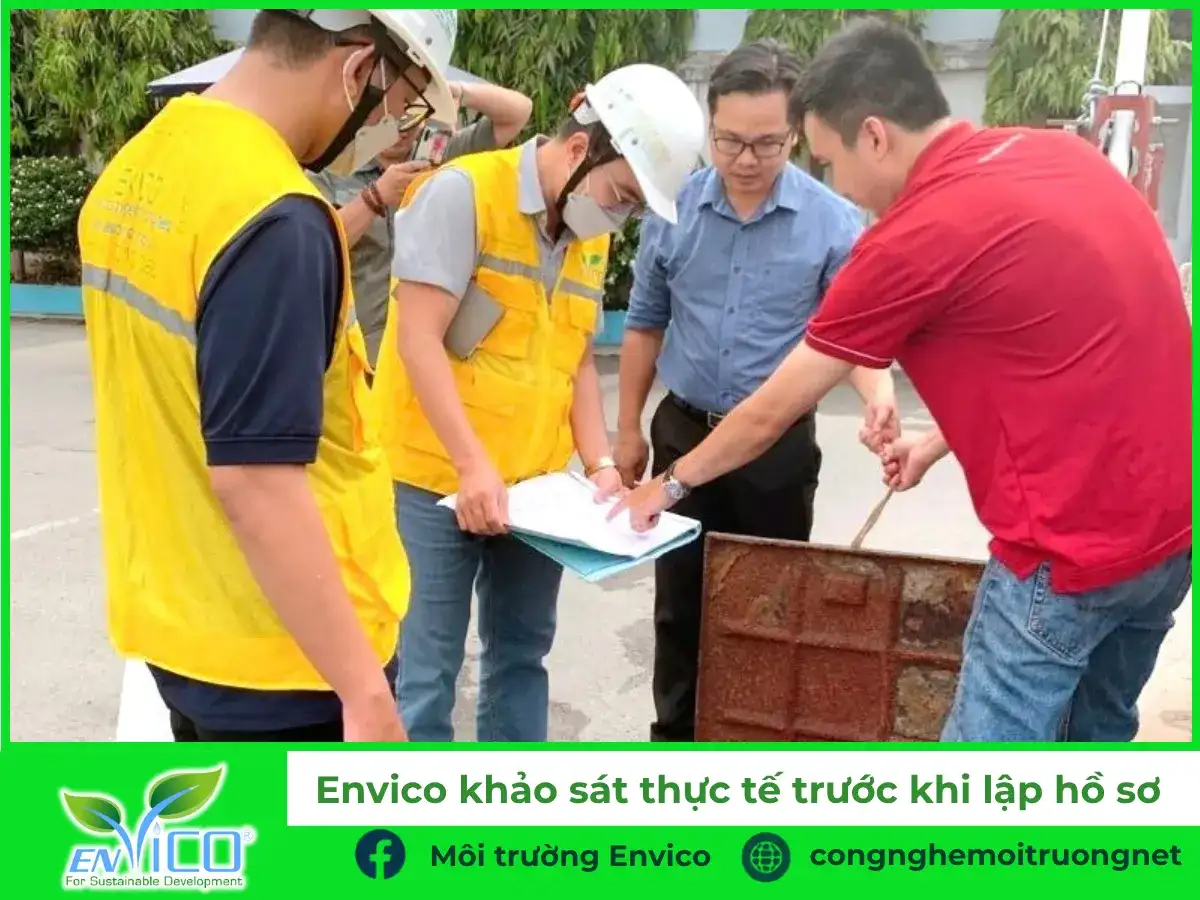ENVICO trực tiếp khảo sát hiện trường dự án