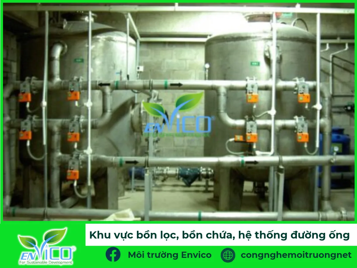 Hệ thống xử lý nước cấp lò hơi và dệt nhuộm 2.400 m³/ngày đêm tại KCN VSIP Bình Dương